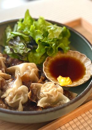 【被せるだけ】余物×挽肉で包まない餃子-レシピのメイン写真