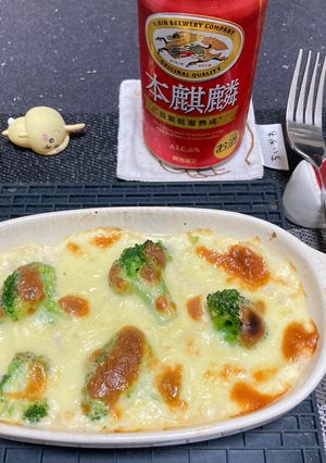 ささみ缶とブロッコリーの豆腐グラタン-レシピのメイン写真