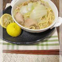 รูปของ 白菜と鶏肉の柚子味噌ラーメン