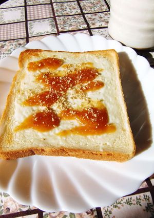 クリームチーズと味噌のトースト-レシピのメイン写真