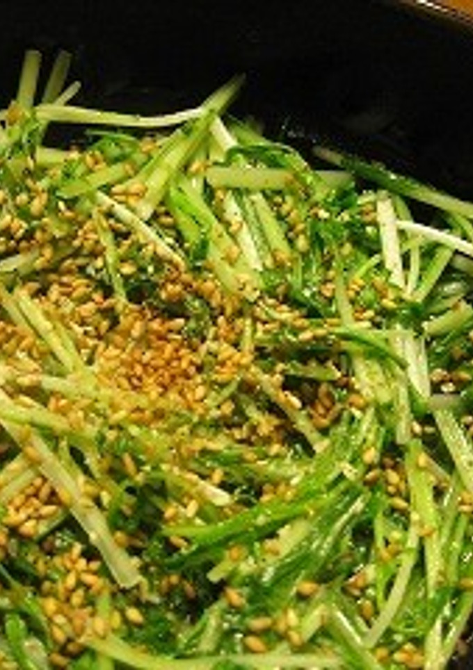 ぱぱっと簡単！水菜のしゃきっと炒め-レシピのメイン写真
