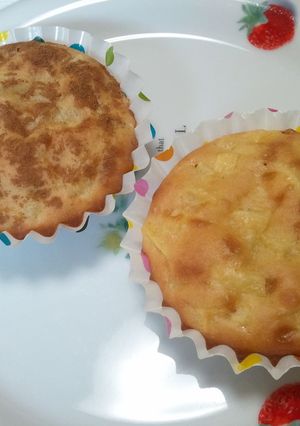 ノンバター☆ＨＭでりんごのカップケーキ-レシピのメイン写真