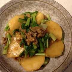 รูปของ かぶと豚肉のピリ辛甘酢炒め煮
