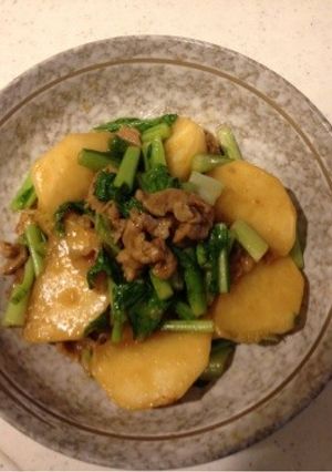 かぶと豚肉のピリ辛甘酢炒め煮-レシピのメイン写真