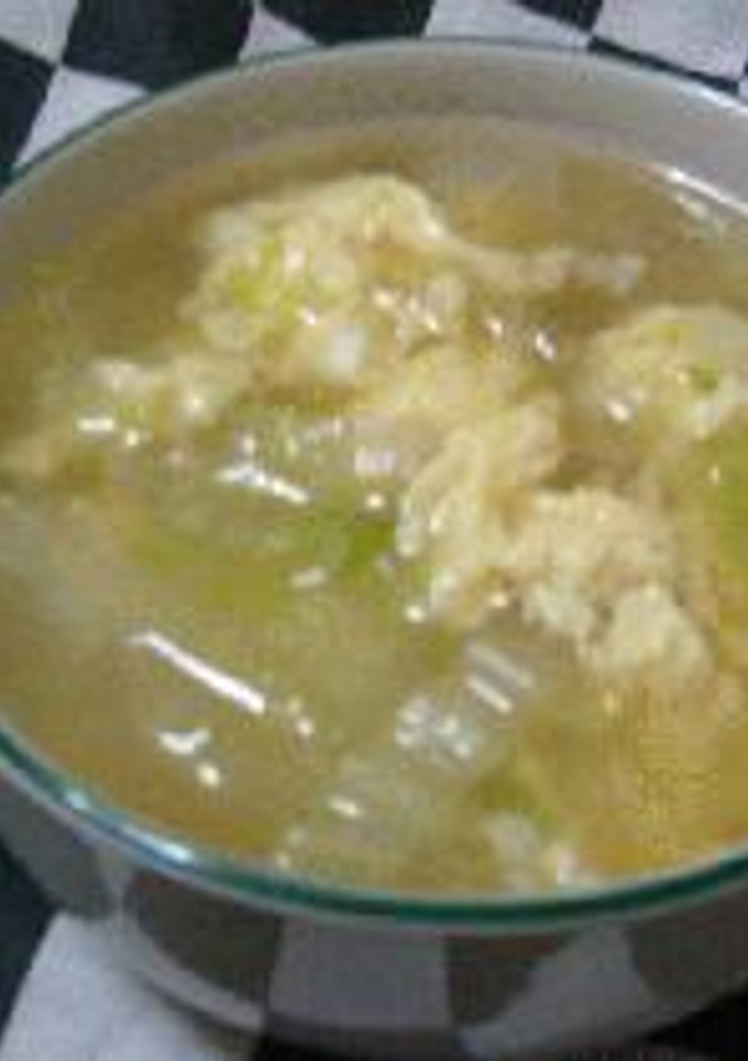 白菜の中華風かきたまスープ-レシピのメイン写真