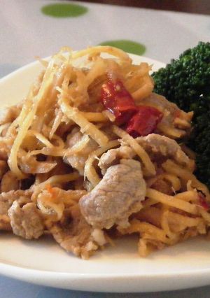 豚肉と生姜のぴっり炒め-レシピのメイン写真