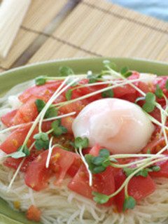 ひんやりトマトそうめん-レシピのメイン写真