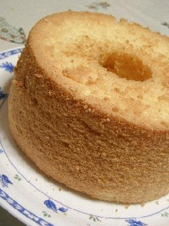 ふわふわ★プレーンシフォンケーキ★-レシピのメイン写真