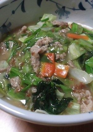野菜たっぷり！あんからめラーメン♪-レシピのメイン写真