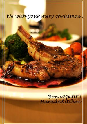 クリスマスディナー✿ラム肉のカシスソース-レシピのメイン写真