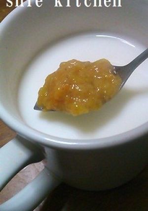 ほっと一息☆柿ジャム豆乳-レシピのメイン写真