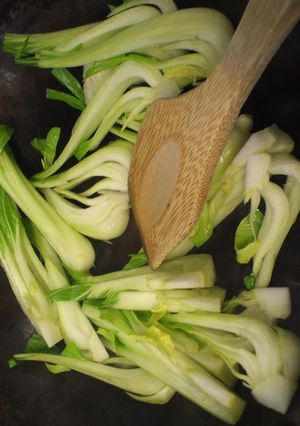 ☆☆青梗菜の茎の切り方-レシピのメイン写真