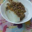 離乳食にも!! 大根の鶏納豆あん掛け