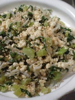 大根葉がうまい! 炒り豆腐-レシピのメイン写真