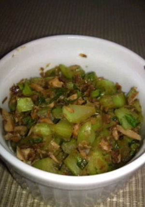 大根の葉っぱとツナ鰹節炒め-レシピのメイン写真