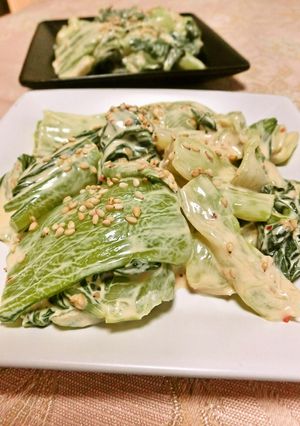 もう一品！〜青梗菜のオイマヨ和え〜-レシピのメイン写真