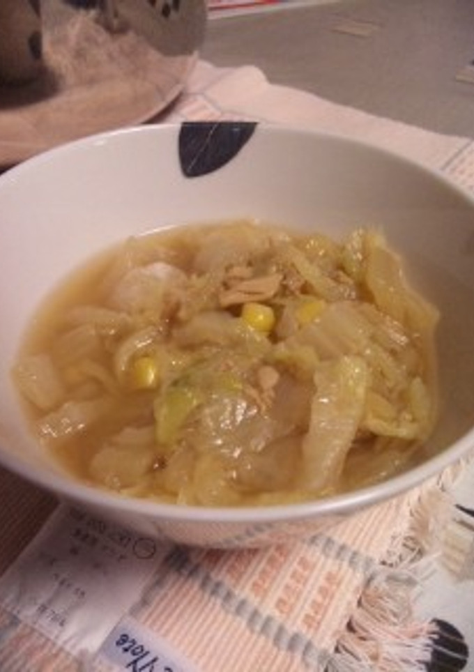 白菜とツナの煮浸し-レシピのメイン写真