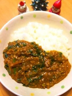ほうれん草のカレーライス-レシピのメイン写真