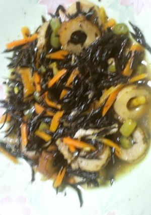 具だくさんなひじきの煮物-レシピのメイン写真