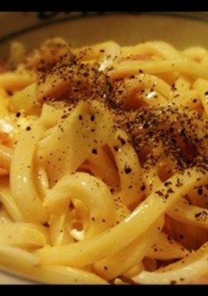 レンジでカルボウドン-レシピのメイン写真