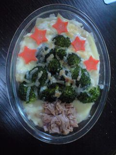 グラタンでクリスマスツリー-レシピのメイン写真