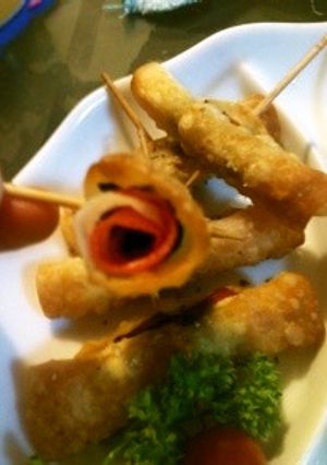お弁当に簡単すぎる！くるくる揚げ-レシピのメイン写真
