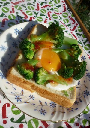 ブロッコリー卵トースト-レシピのメイン写真