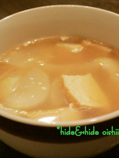 ☆急いで晩ご飯☆かぶと生揚げの中華スープ-レシピのメイン写真