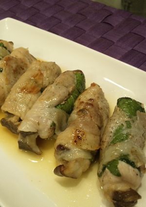 簡単♪エリンギと大葉の豚肉ロール-レシピのメイン写真