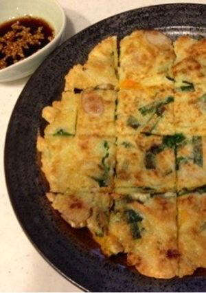 簡単‼野菜たっぷりチヂミ-レシピのメイン写真