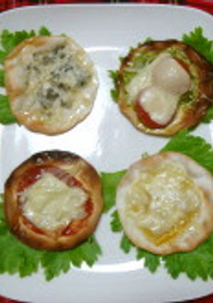 餃子の皮でミニミニpizza☆-レシピのメイン写真