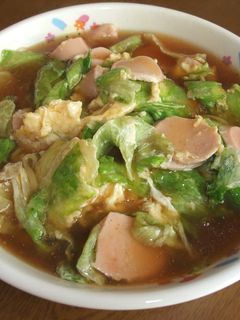レタ玉あんかけラーメン♪-レシピのメイン写真