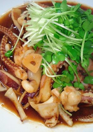 簡単☆イカゲソのにんにく醤油-レシピのメイン写真