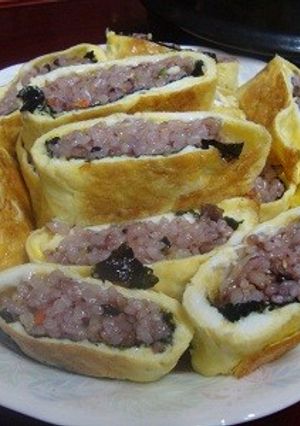 韓国版オムライス?! 卵巻きごはん-レシピのメイン写真