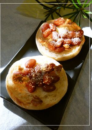 金時豆×胡桃のトースト　チーズ生姜風味-レシピのメイン写真