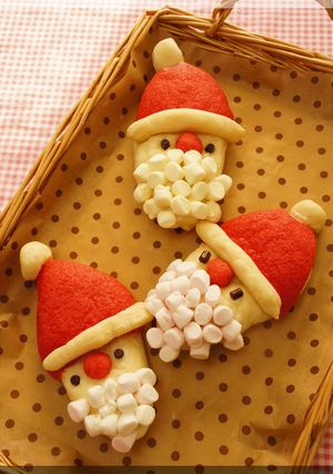 * クリスマス ★ サンタクロースパン♪-レシピのメイン写真