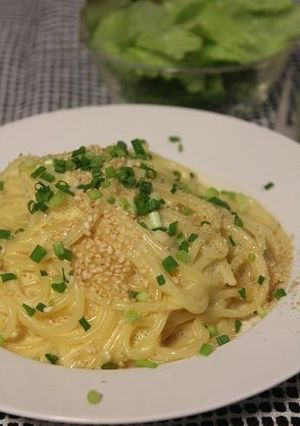 塩こうじ　de　和風カルボナーラ-レシピのメイン写真