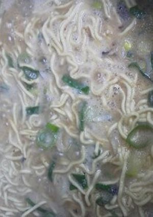 豆乳鍋の残りでラーメン-レシピのメイン写真