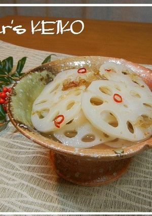 【農家のレシピ】酢れんこん-レシピのメイン写真