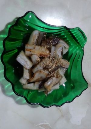 めちゃ簡単！蓮根のオリーブオイル焼き-レシピのメイン写真