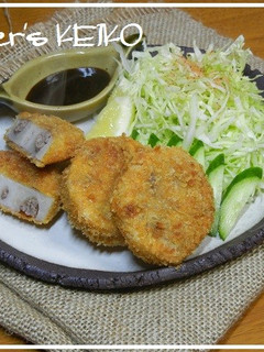 【農家のレシピ】れんこんの肉詰めフライ-レシピのメイン写真