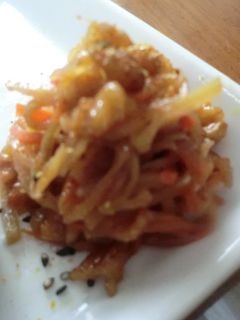 くるみと野菜のきんぴら-レシピのメイン写真