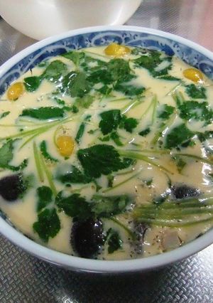電子レンジで(男の)どんぶり茶碗蒸し-レシピのメイン写真