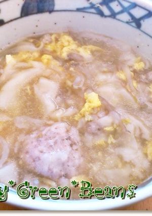 口に入れたらワンタンスープ-レシピのメイン写真