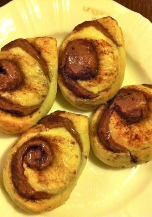 トースターで焼くHMシナモンロール♪-レシピのメイン写真
