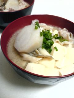 ほっこり里芋のお味噌汁-レシピのメイン写真
