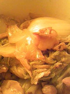 牛モツと白菜とエリンギの牛ダシダ炒め-レシピのメイン写真