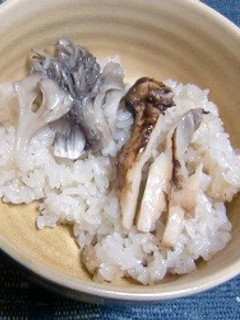 冷凍松茸で、おこわにしました-レシピのメイン写真