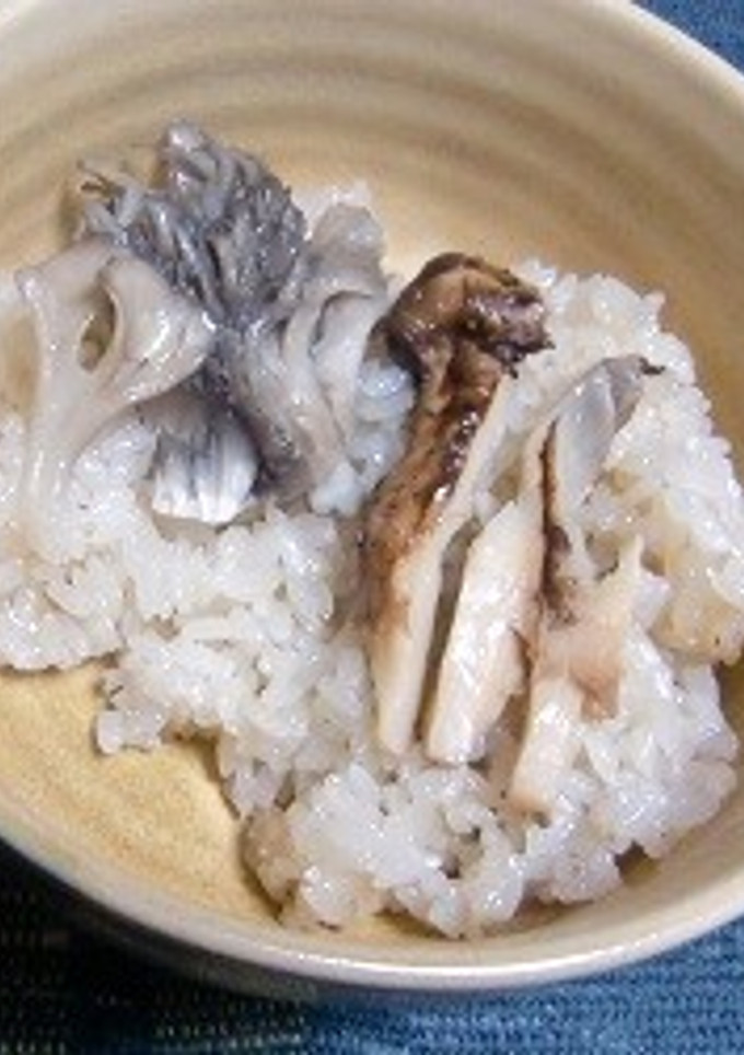 冷凍松茸で、おこわにしました-レシピのメイン写真