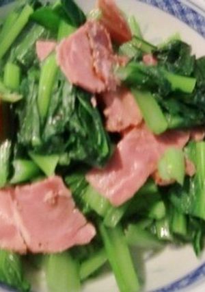 しゃきっと♬小松菜とペッパービーフの一品-レシピのメイン写真